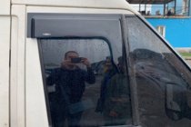 Ford Transit 2000–2014 гг. Ветровики на окна (2 шт, HIC) фото 3