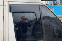 Ford Transit 2000–2014 гг. Ветровики на окна (2 шт, HIC) фото 3