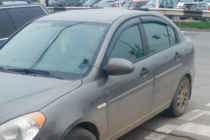 Hyundai Accent 2006-2010 гг. Ветровики на окна (4 шт, HIC) фото 5