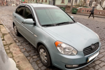 Hyundai Accent 2006-2010 гг. Ветровики на окна (4 шт, HIC) фото 3