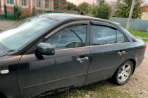 Hyundai Sonata NF 2004-2009 гг. Ветровики на окна (4 шт, HIC) фото 1