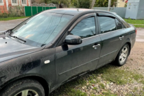 Hyundai Sonata NF 2004-2009 гг. Ветровики на окна (4 шт, HIC) фото 2