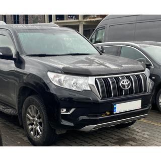 Дефлектор капота 2017+ (SIM) Toyota Land Cruiser Prado 150 2009-2023 гг. фото 4