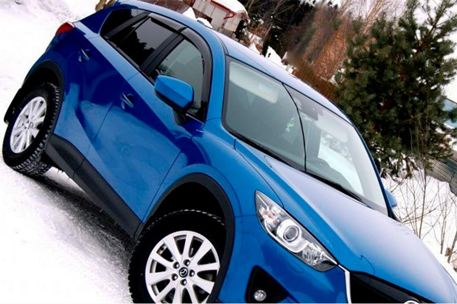 Mazda CX-5 2012-2017 гг. Ветровики на окна (4 шт, HIC) Image