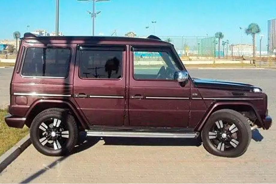 Mercedes G class W463 1990-2018 гг. Ветровики на окна (4 шт, HIC) Фото 1