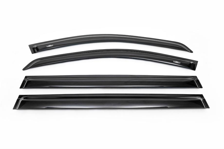 Mercedes GL class X164 2006-2012 гг. Ветровики на окна (4 шт, HIC) Фото 4