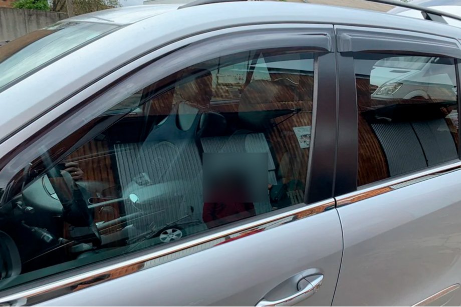 Mercedes ML W164 2005-2011 гг. Ветровики на окна (4 шт, HIC) Фото 11