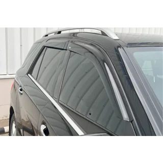 Ветровики на окна (4 шт, HIC) Mercedes GLE/ML class W166 2011-2018 гг. фото 1
