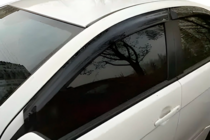 Mitsubishi Lancer X 2008- гг. Ветровики на окна (4 шт, HIC) фото 9