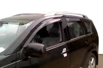 Mitsubishi Outlander 2006-2012 гг. Ветровики на окна (4 шт, HIC) фото 5