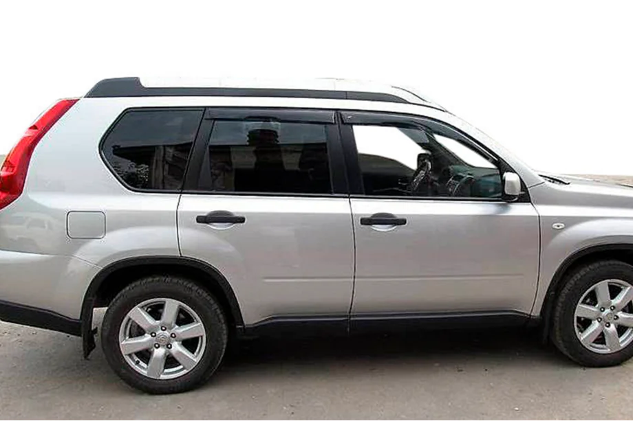 Nissan X-trail T31 2007-2014 гг. Ветровики на окна (4 шт, HIC) Фото 6