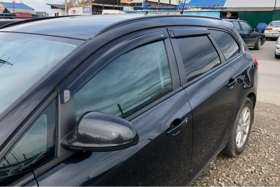 Opel Astra J 2009-2015 гг. Ветровики HB (4 шт, HIC) Фото 6