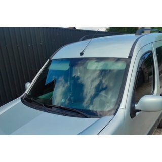 Ветровики вставные (2 шт, HIC) Renault Kangoo 1998-2008 гг. фото 1