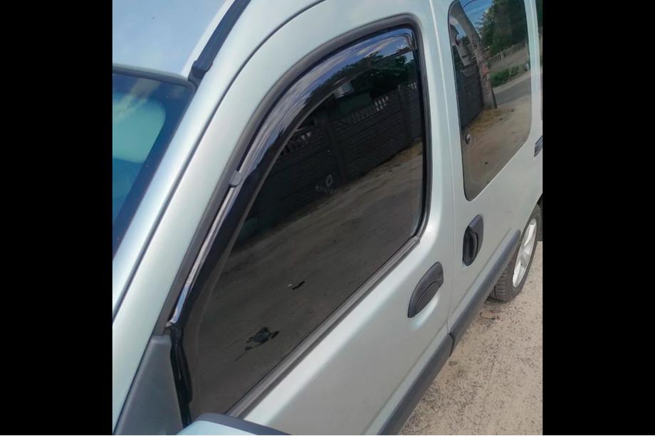 Renault Kangoo 1998-2008 гг. Ветровики вставные (2 шт, HIC) Фото 2