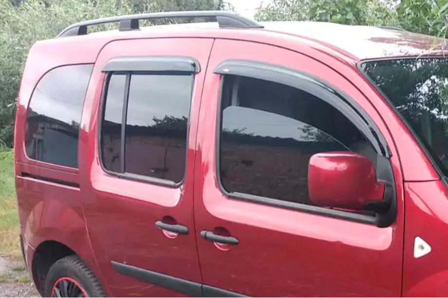 Renault Kangoo 2008–2020 гг. Ветровики на окна (4 шт, HIC) Фото 1