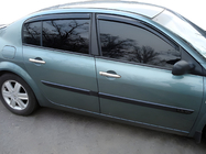 Renault Megane II 2004-2009 гг. Ветровики SD (4 шт, HIC) фото 1
