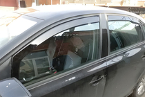 Skoda Octavia I Tour A4 1996-2010 гг. Вставные ветровики HIC (SD, 4 шт) фото 1