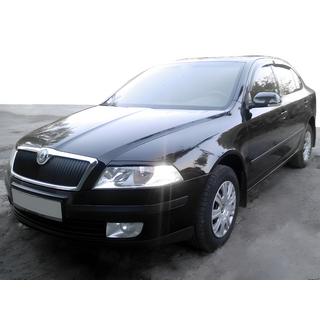 Skoda Octavia A5 (2006-2010) Ветровики (LiftBack, 4 шт, HIC)
