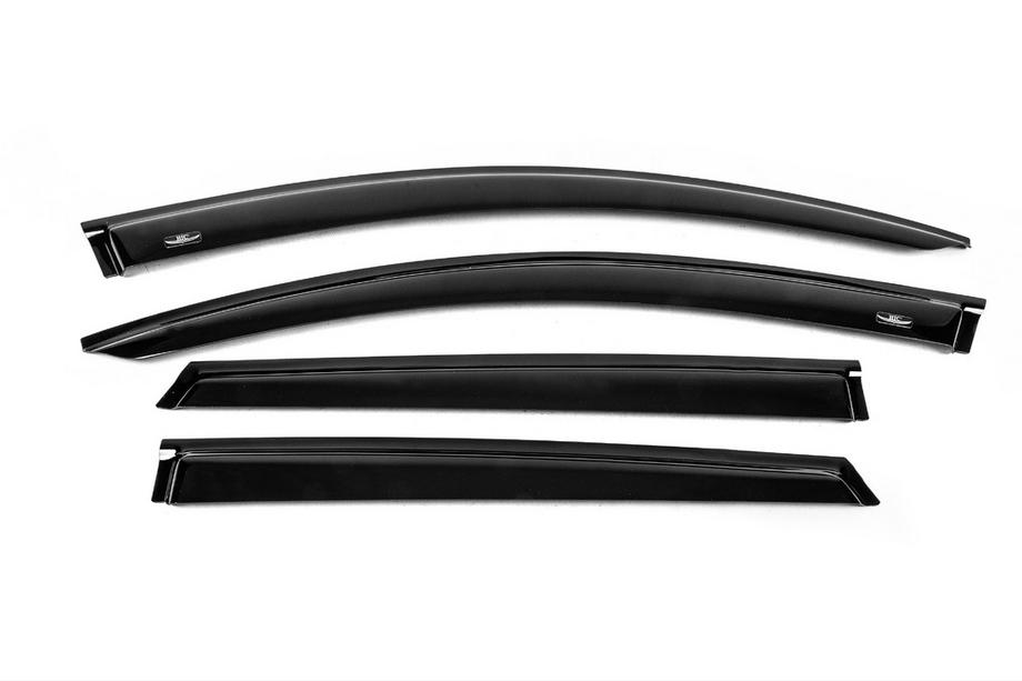 Suzuki SX4 S-Cross 2013-2016 гг. Ветровики на окна (4 шт, HIC) Фото 6