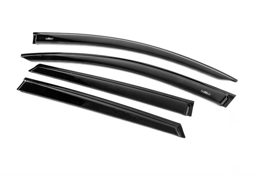 Suzuki SX4 S-Cross 2013-2016 гг. Ветровики на окна (4 шт, HIC) Фото 8