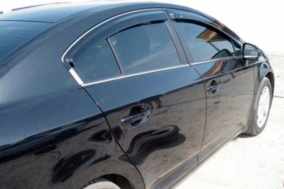 Toyota Avensis 2009-2018 гг. Ветровики SD (4 шт, HIC) Фото 1