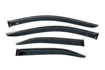 Ветровики с хромированным молдингом EU (4 шт, HIC) фото 2 Ветровики с хромированным молдингом EU (4 шт, HIC) фото 2