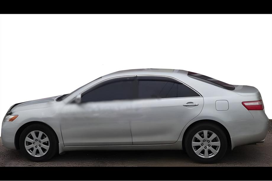 Toyota Camry 2006-2011 гг. Ветровики с хромированной молдингом (EU, 4 шт, HIC) Image