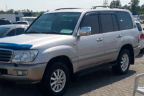 Toyota Land Cruiser 100 1998-2007 гг. Ветровики на окна (4 шт, HIC) фото 6