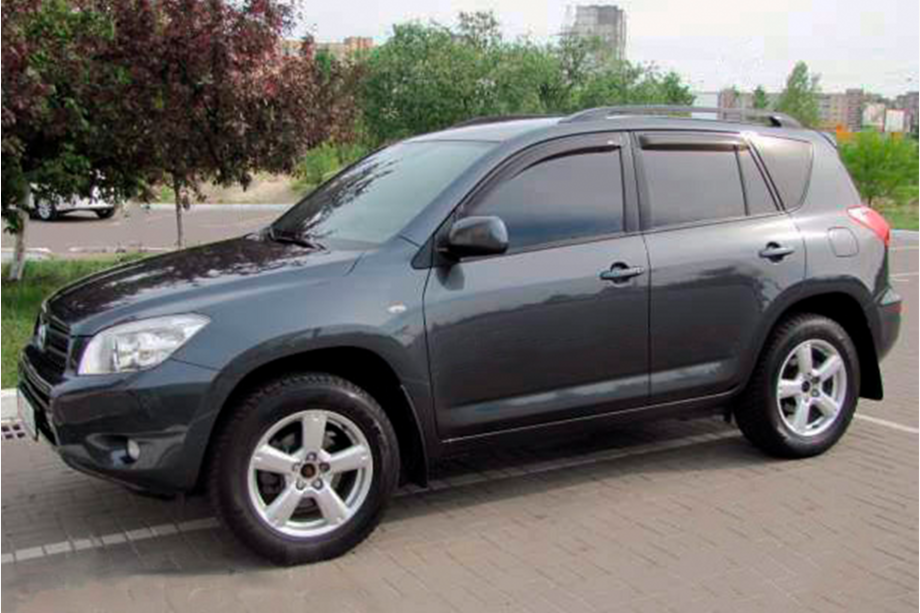 Toyota Rav 4 2001-2005 гг. Ветровики на окна (4 шт, HIC) Image