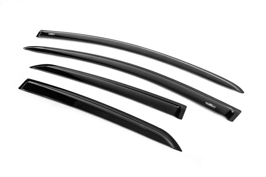 Toyota Yaris 2006-2011 гг. Ветровики HB (4 шт, HIC) Фото 10