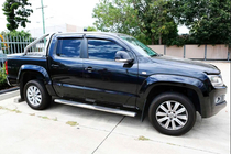 Volkswagen Amarok 2010-2022 гг. Ветровики на окна (4 шт, HIC) фото 4