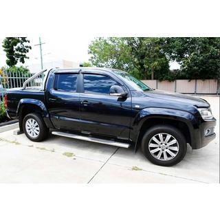 Ветровики на окна (4 шт, HIC) Volkswagen Amarok 2010-2022 гг. фото 4