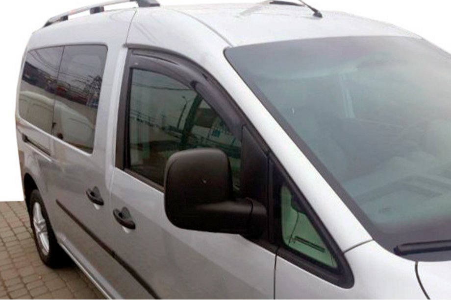 Volkswagen Caddy 2004-2010 гг. Ветровики на окна (2 шт, HIC) Фото 12