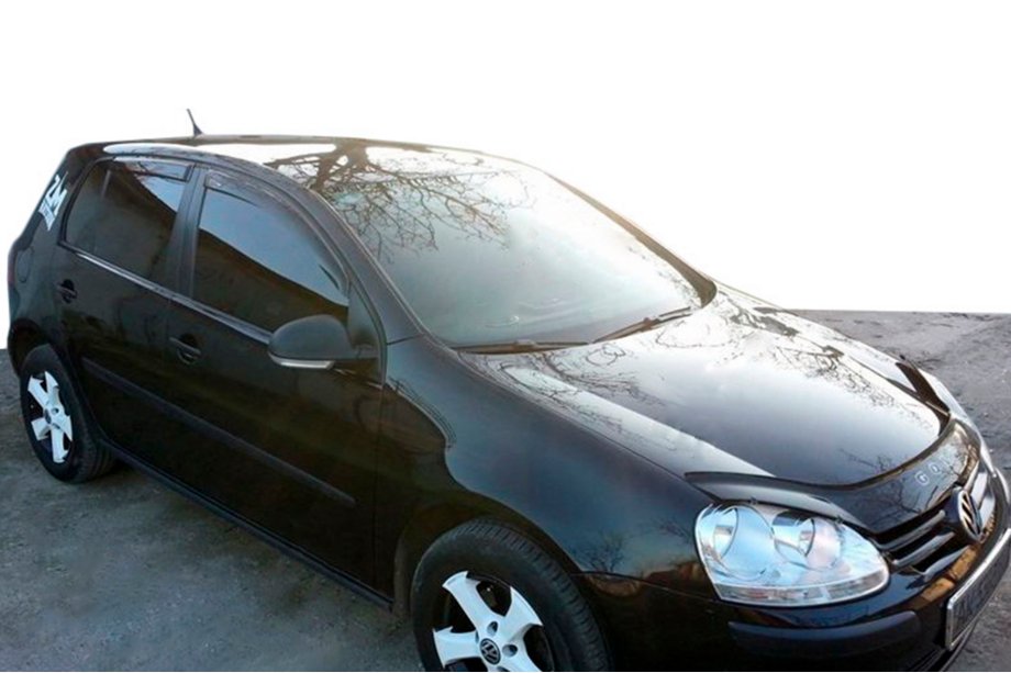Volkswagen Golf 5 2003-2009 гг. Ветровики HB (4 шт, HIC) Фото 3