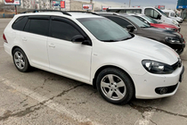 Volkswagen Golf 6 2008-2014 гг. Ветровики Variant (4 шт, HIC) фото 2
