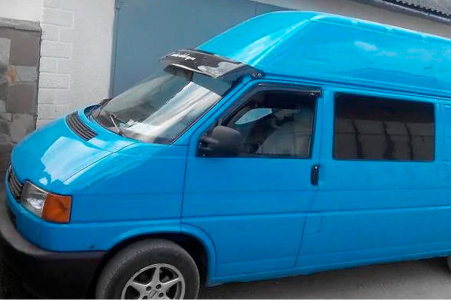 Volkswagen T4 Transporter 1990-2003 гг. Ветровики на окна (2 шт, HIC) Фото 20