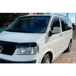 Ветровики на окна (2 шт, HIC) Volkswagen T5 Caravelle 2004-2010 гг. фото 1