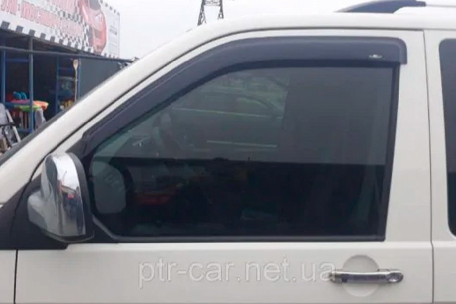 Volkswagen T5 Caravelle 2004-2010 гг. Ветровики на окна (2 шт, HIC) Фото 18