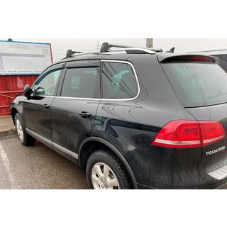 Ветровики на окна (4 шт, HIC) Volkswagen Touareg 2010-2018 гг. фото 4