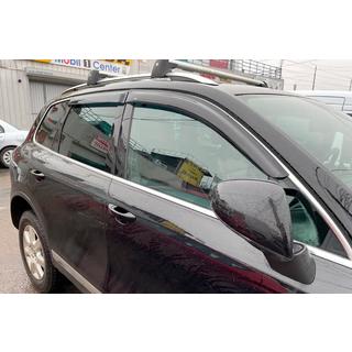 Ветровики на окна (4 шт, HIC) Volkswagen Touareg 2010-2018 гг. фото 3