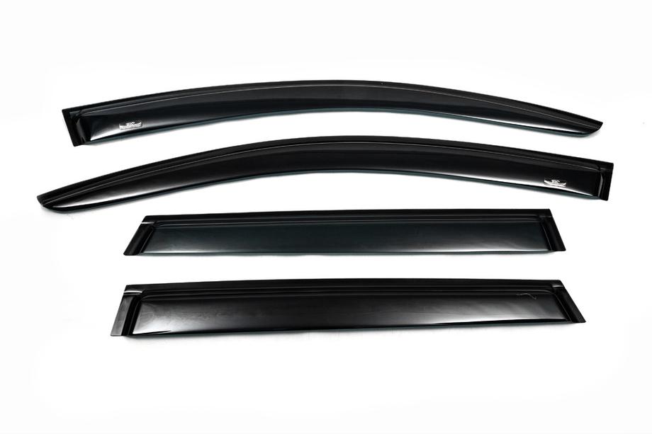 Volkswagen Touareg 2010-2018 гг. Ветровики на окна (4 шт, HIC) Фото 5