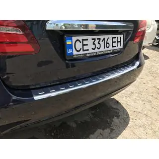 Накладка на задний бампер Carmos нержавейка фото 3