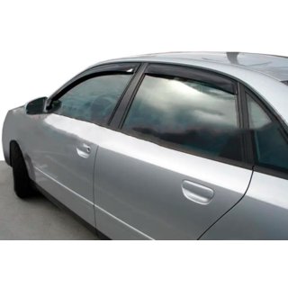Ветровики на окна Sedan (4 шт., HIC) Audi A4 B5 1994–2001 гг. фото 2