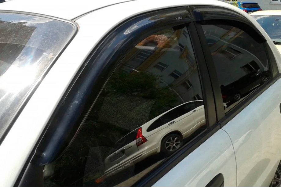 Chevrolet Lanos 1998–2017 гг. Ветровики на окна (4 шт, HIC) Фото 10