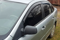 Ford Focus II 2008-2011 гг. Ветровики окон SD/HB (4 шт, HIC) фото 1