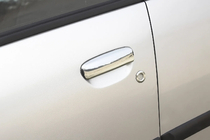 Mitsubishi Colt 2004-2012 гг. Хромированные Накладки на Ручки Дверей (4 шт, Нержавейка) фото 1