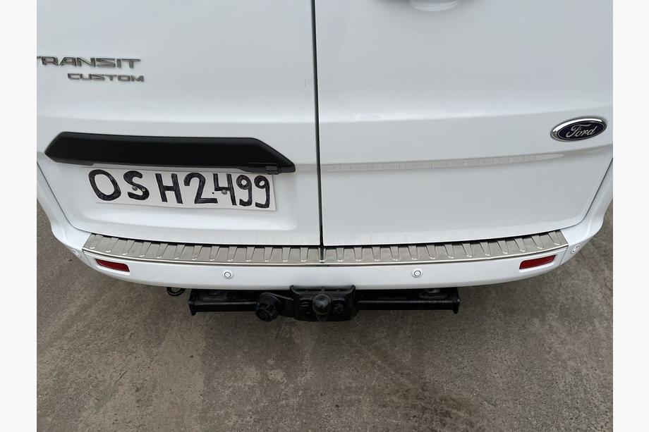 Ford Custom 2013-2022 гг. Накладка на задний бампер Carmos нержавейка Image