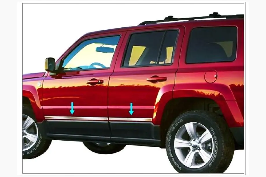 Jeep Cherokee/Liberty 2007-2013 гг. Молдинги Дверей Нержавеющая Сталь