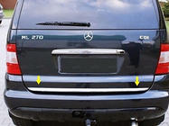 Mercedes ML W163 1997-2005 гг. Накладка на багажник нержавейка фото 2