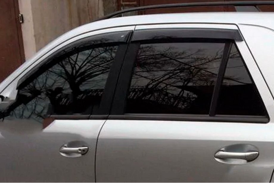 Mercedes ML W163 1997-2005 гг. Ветровики на окна (4 шт, HIC) Фото 5
